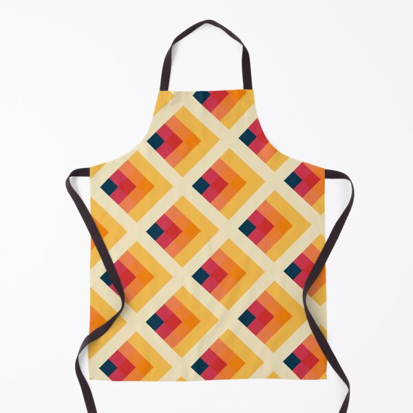 Item preview, Vintage retro yellow color scheme background pattern large designed and sold by Thecolorschemer.