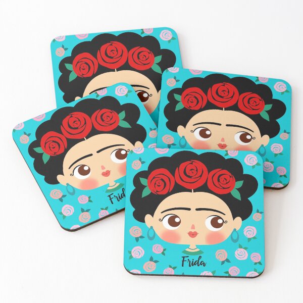 Item preview, Frida Kahlo - Roses - D8 designed and sold by MVG designs.