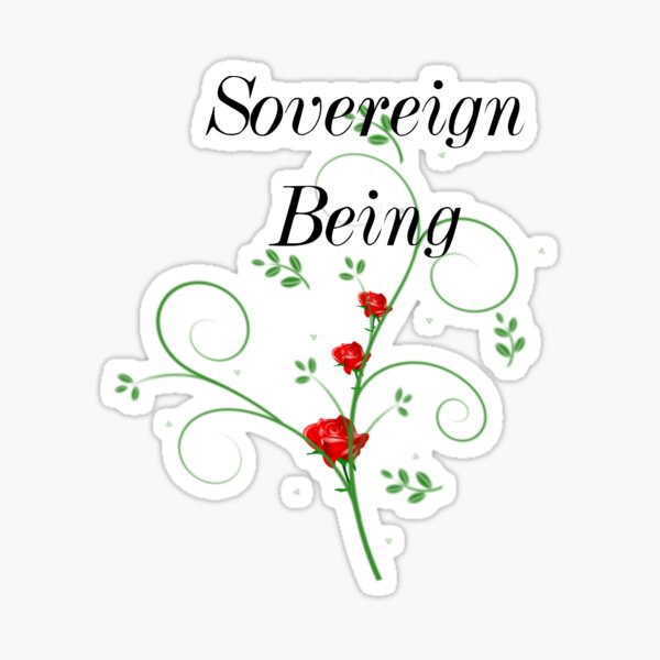 Sovereign Being Sticker