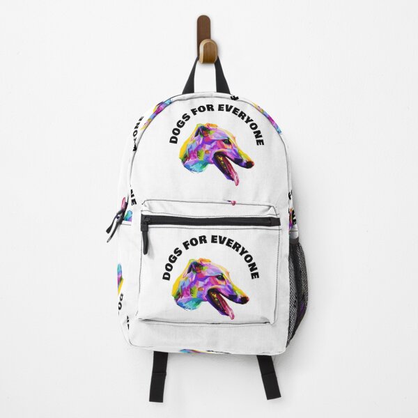 Item preview, Dogs For Everyone - Rainbow Greyhound Dog - Woof White designed and sold by NoMatterLab.