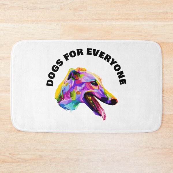 Item preview, Dogs For Everyone - Rainbow Greyhound Dog - Woof White designed and sold by NoMatterLab.
