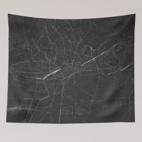 Item preview, Silver Frankfurt City Map designed and sold by Alo.