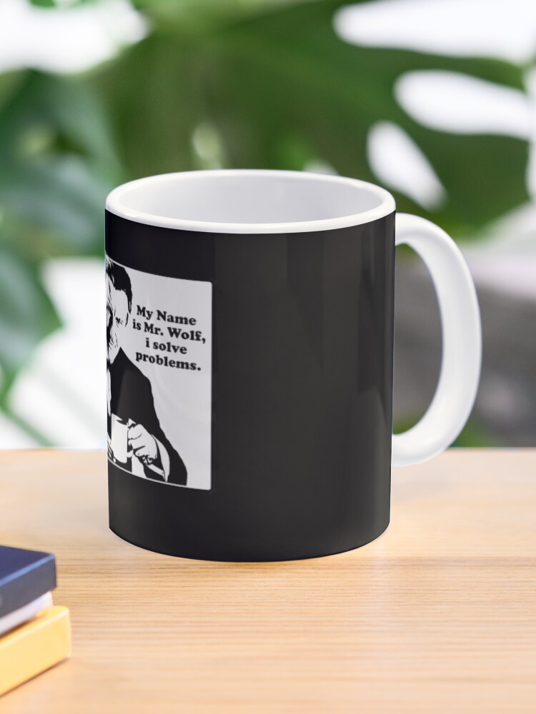 Thumbnail 1 of 6, Coffee Mug, My name is Mr. Wolf designed and sold by VicFreedomind.