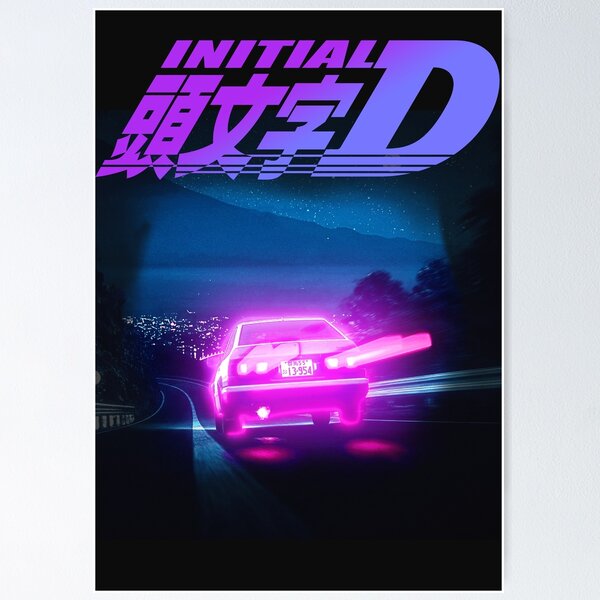 initial D  Initial d, Initials, Aesthetic anime