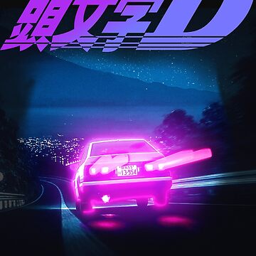 Artwork thumbnail, INITIAL D NEON LIGHT AE86 by GeeknGo