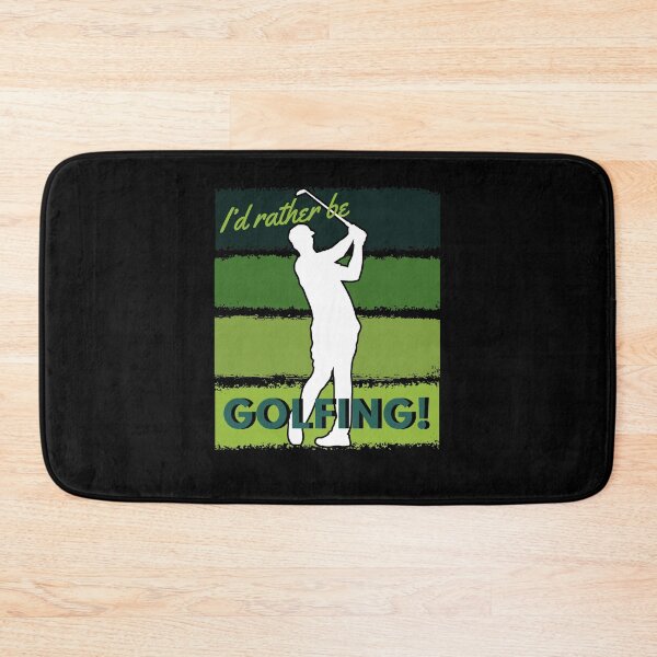 Item preview, I’d Rather Be Golfing Male with Green Stripes designed and sold by Zurickdesigns.
