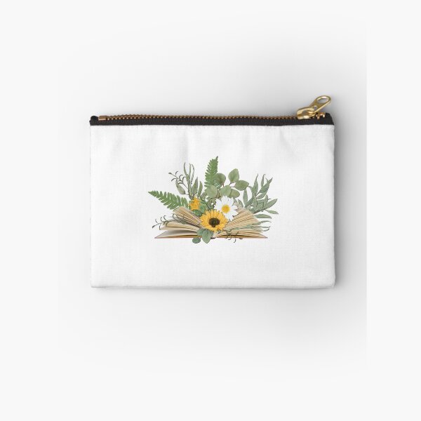 Item preview, Open Book with Florals and Leaves designed and sold by Pavnud.