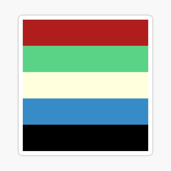 "MTG Pride Flag" Sticker by SimplyPride Redbubble