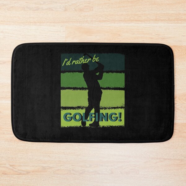 Item preview, I’d Rather Be Golfing Male with Green Stripes designed and sold by Zurickdesigns.