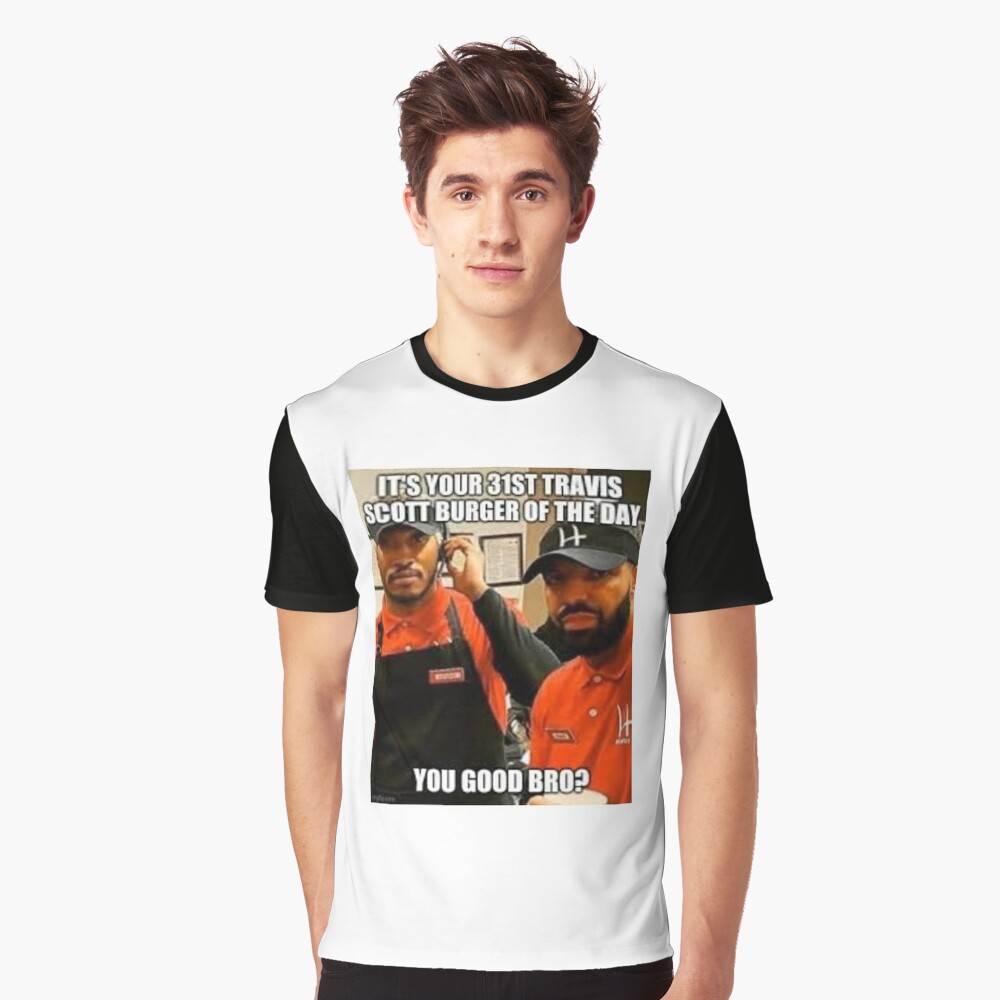 Travis Scott Drake Funny Meme shirt - Peanutstee