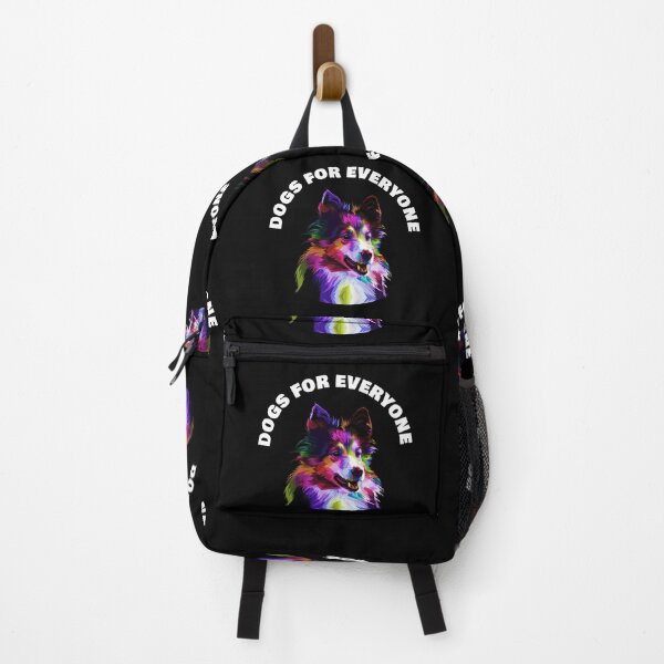 Item preview, Dogs For Everyone - Rainbow Sheltie Dog - Woof Black designed and sold by NoMatterLab.