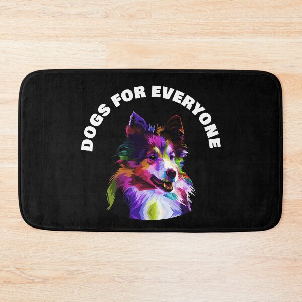 Item preview, Dogs For Everyone - Rainbow Sheltie Dog - Woof Black designed and sold by NoMatterLab.