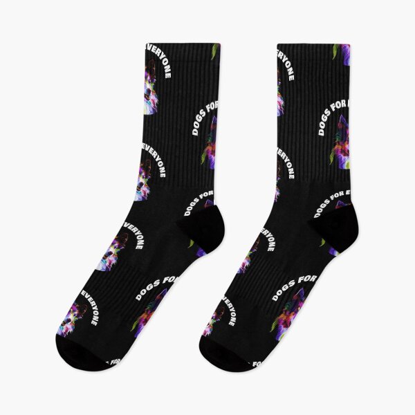 Item preview, Dogs For Everyone - Rainbow Sheltie Dog - Woof Black designed and sold by NoMatterLab.