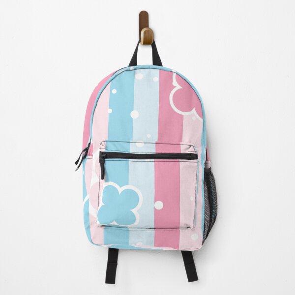 Item preview, Floral Pink And Blue Cute Strips Pattern designed and sold by Piosenka Art.