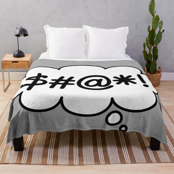 Item preview, $#@*! (Swearing Thought Bubble) designed and sold by SarcasticWords.