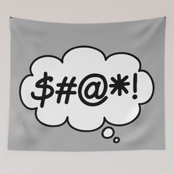 Item preview, $#@*! (Swearing Thought Bubble) designed and sold by SarcasticWords.
