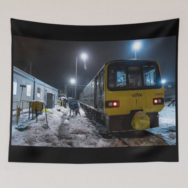 Item preview, Pacer on Shed at Winter  designed and sold by hawkie.
