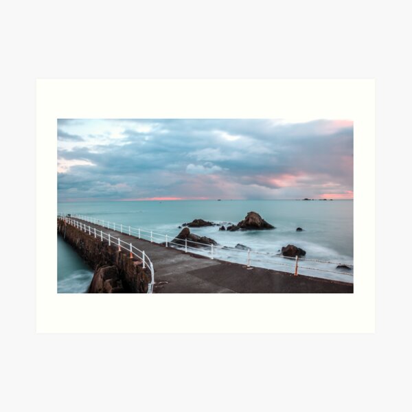 La Rocque winter sunset Art Print
