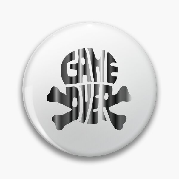 Item preview, Game over black and white designed and sold by OMdesigns93.