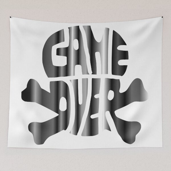 Item preview, Game over black and white designed and sold by OMdesigns93.