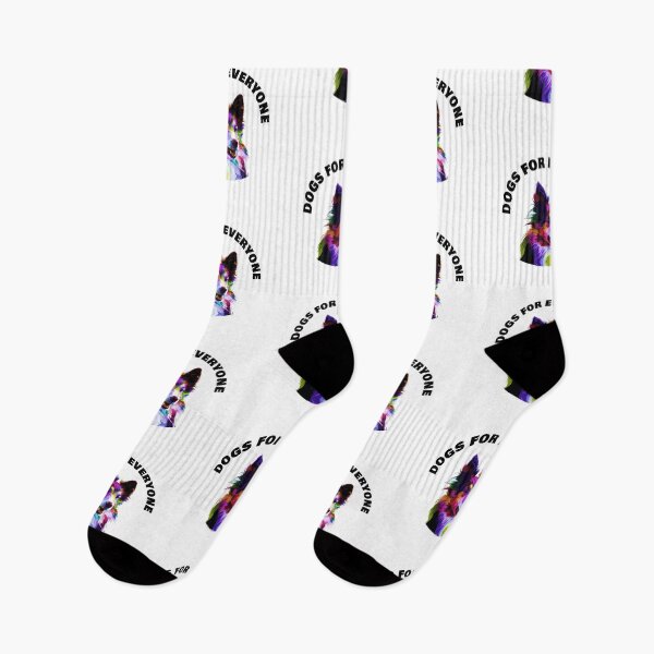 Item preview, Dogs For Everyone - Rainbow Sheltie Dog - Woof White designed and sold by NoMatterLab.