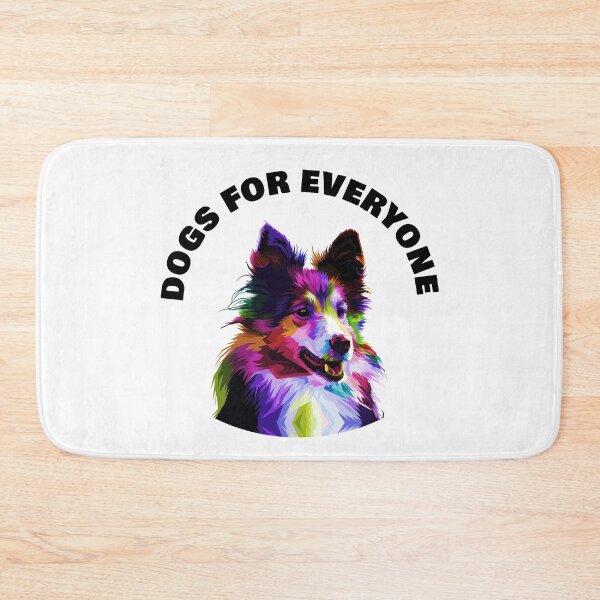 Item preview, Dogs For Everyone - Rainbow Sheltie Dog - Woof White designed and sold by NoMatterLab.