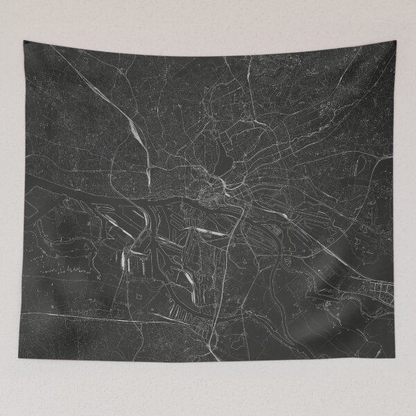 Item preview, Silver Hamburg City Map designed and sold by Alo.