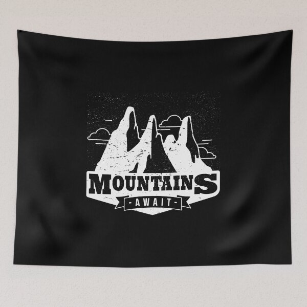 Item preview, Mountains Await designed and sold by Piztees.