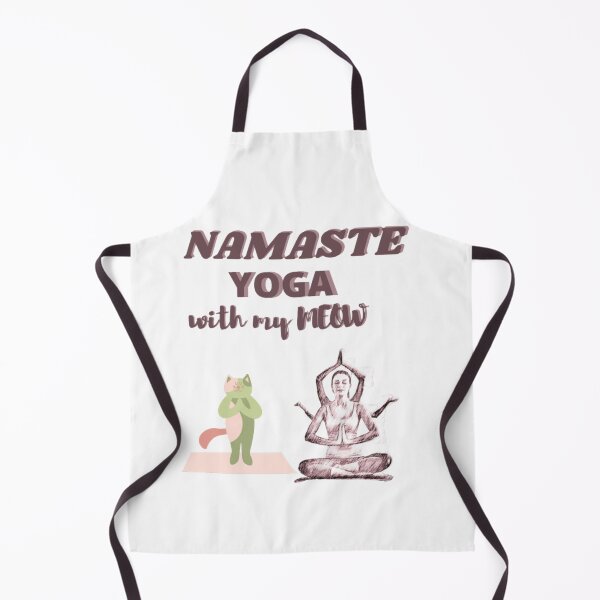 Item preview, Namaste Yoga with my Meow designed and sold by lotusbud.