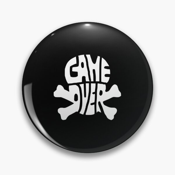 Artikelvorschau, game over white entworfen und verkauft von OMdesigns93.