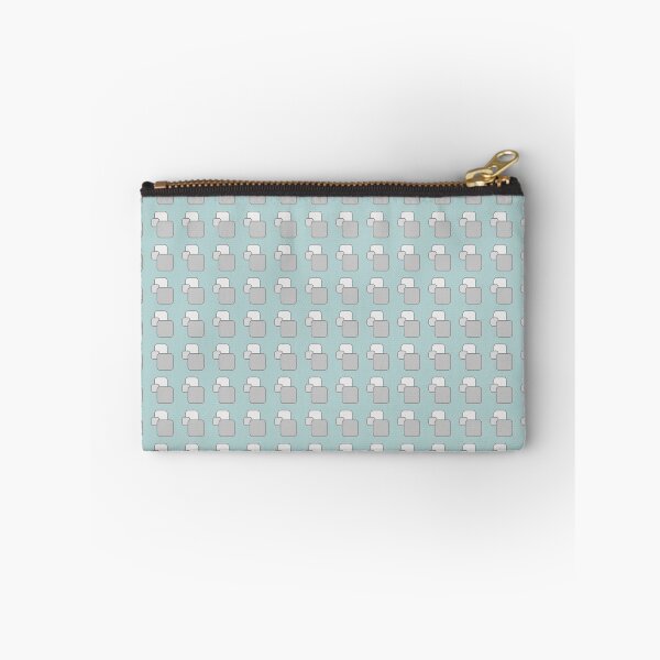 Item preview, Retro Square Pattern - Pastel Teal and Grey designed and sold by Quooki.