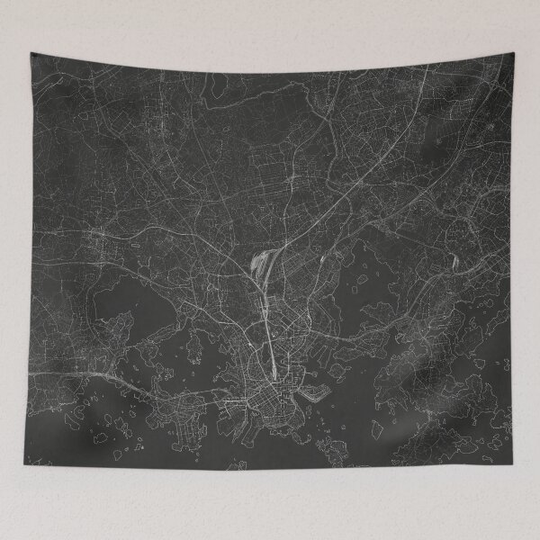 Item preview, Silver Helsinki City Map designed and sold by Alo.