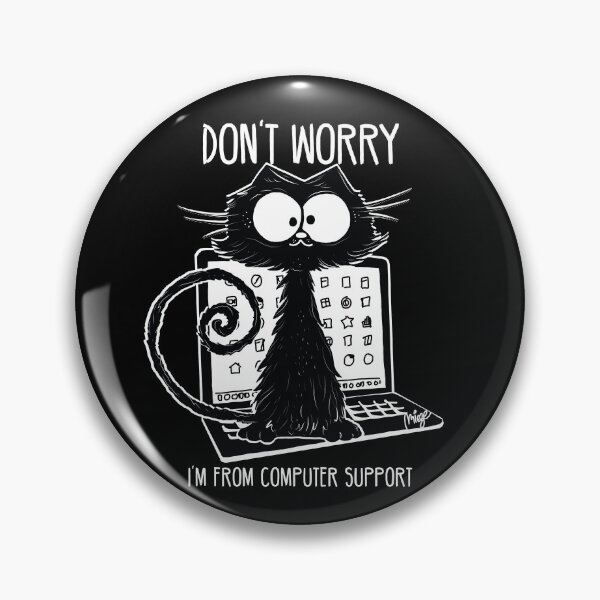 Item preview, Computer Support Cat designed and sold by catsandmore.