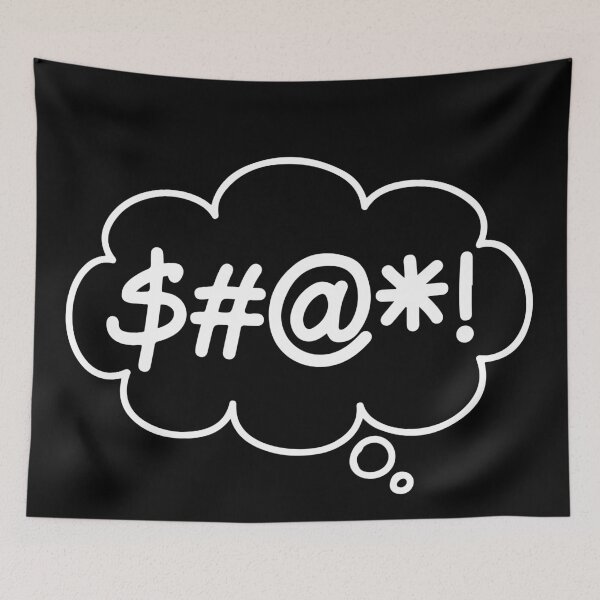 Item preview, $#@*! (Swearing Thought Bubble) Inverse designed and sold by SarcasticWords.