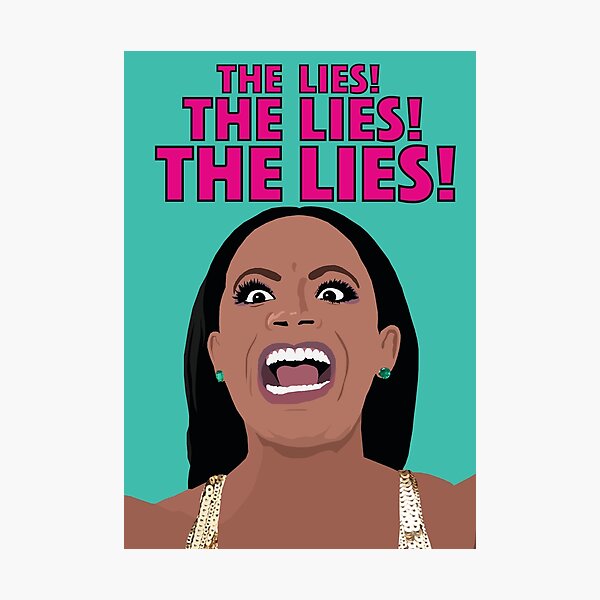 KANDI BURRUSS | The Lies! | RHOA (Real Housewives of Atlanta) Photographic Print
