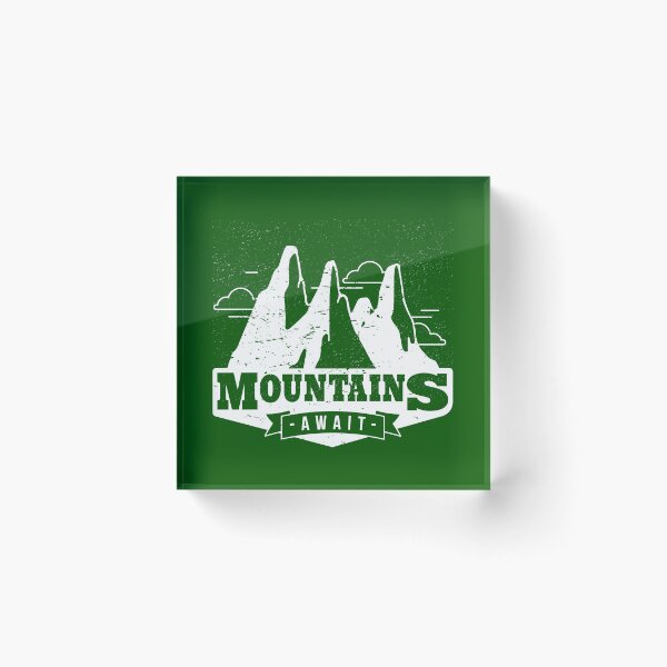 Item preview, Mountains Await Adventure designed and sold by Piztees.