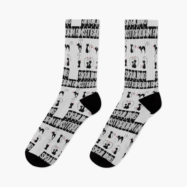 Item preview, Amsterdam Skyline Cat designed and sold by VintagePrada.