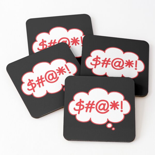 Item preview, Copy of $#@*! (Swearing Thought Bubble) Red Version designed and sold by SarcasticWords.