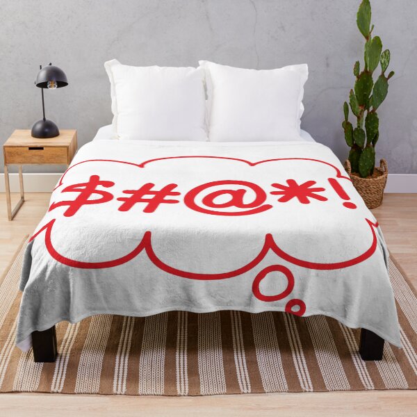 Item preview, Copy of $#@*! (Swearing Thought Bubble) Red Version designed and sold by SarcasticWords.