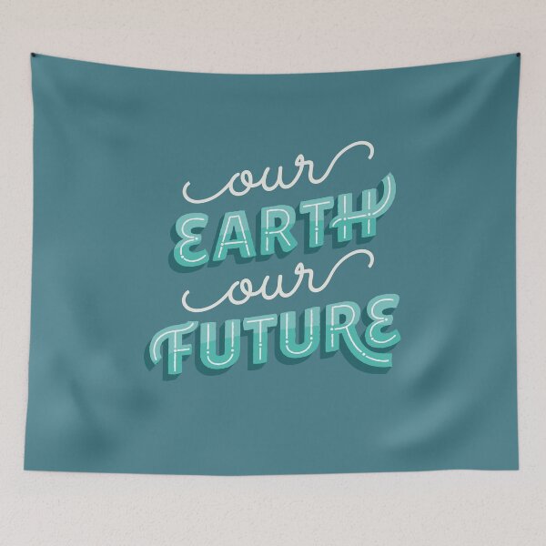 Item preview, Save  Earth  , environment quote " Our earth, our future " designed and sold by FFelder.
