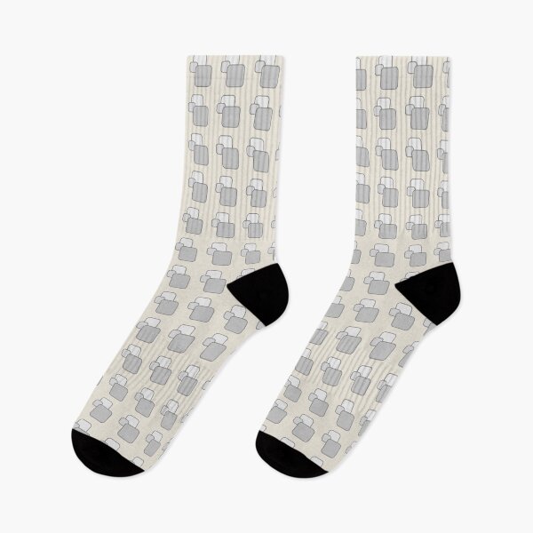 Item preview, Retro Square Pattern - Pastel Beige and Grey designed and sold by Quooki.