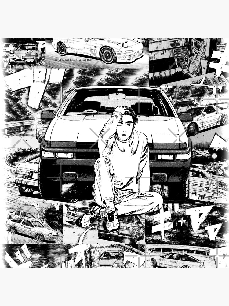 Initial D Manga Panel AE86 VS RX7 Tote Bag for Sale by GeeknGo