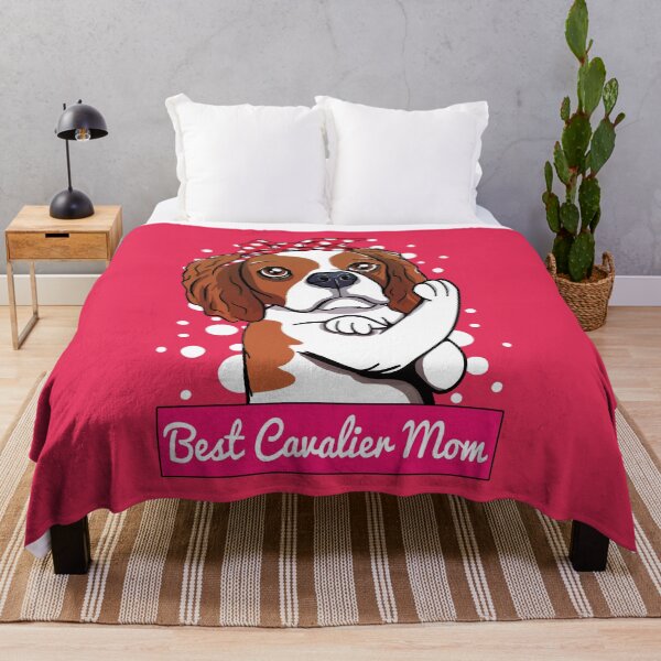 Item preview, Retro Cavalier King Charles Spaniel Dog Mom designed and sold by MrEddie10.