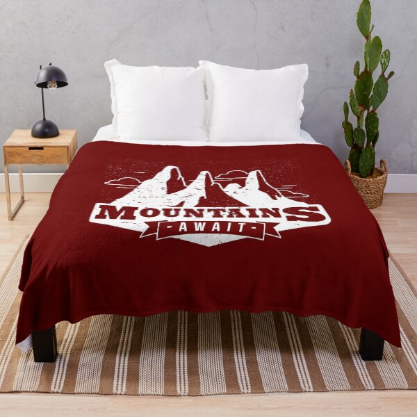 Item preview, Mountains Await Adventure designed and sold by Piztees.