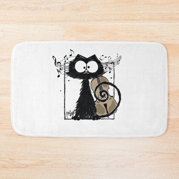Item preview, Fluffy Cat Cello Vintage designed and sold by catsandmore.