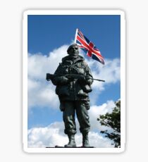 Royal Marines Statue, Portsmouth Sticker