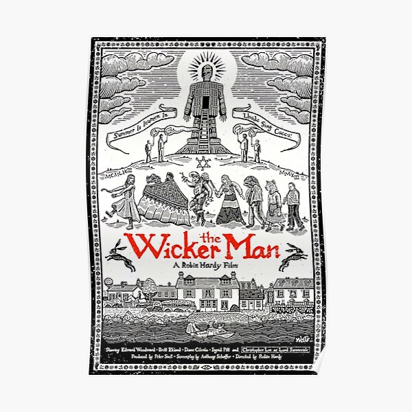 The Wicker Man Vintage Classic Movie Poster Art Print A0 A1 A2 A3 A4 Maxi 