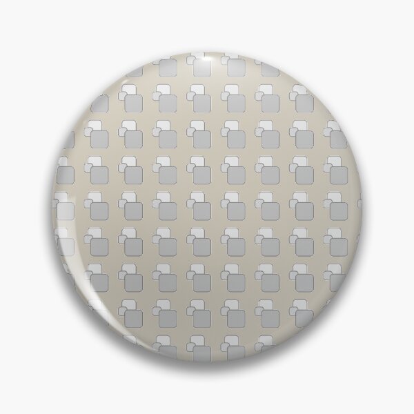 Item preview, Retro Square Pattern - Dark Beige and Grey designed and sold by Quooki.