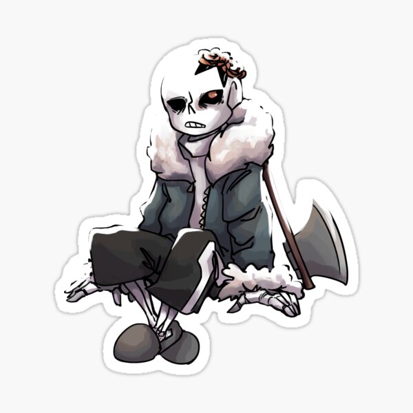 Killer Sans Design Sticker for Sale by Bones Hernandez