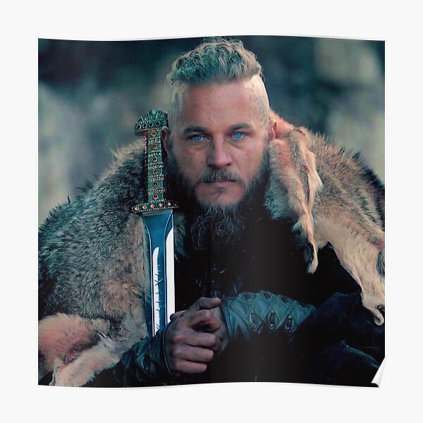 Ragnar Lothbrok Vikings Poster